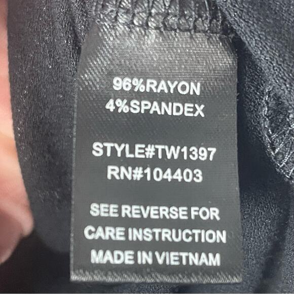 The Work Shop Off Shoulder Deep-V Twist Top, Black, Date, Cocktails, Parties, L - Picture 6 of 8